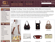 Tablet Screenshot of gohandbag.com